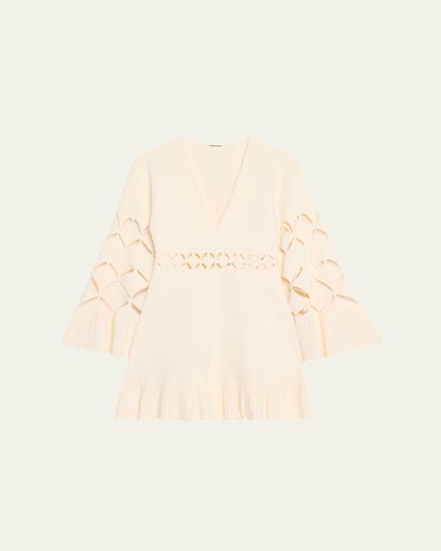 Linden Long-Sleeve Cut-Out Dress